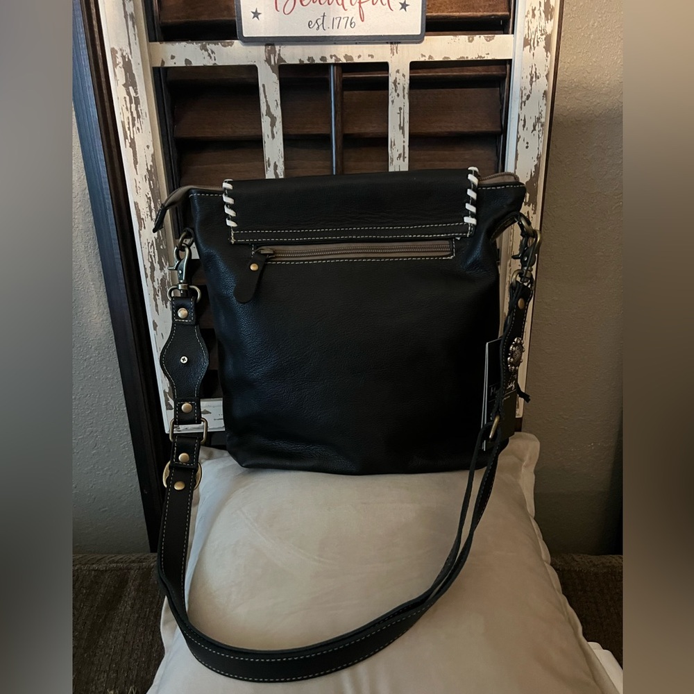 Myra Bag- Spirit of the Herd Hand Tooled Bag - Picture 4 of 16